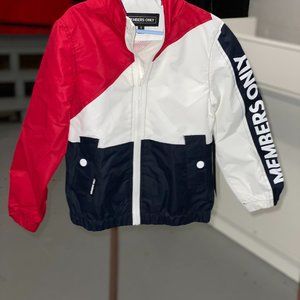 NWT Members Only Colorblock Windbreaker